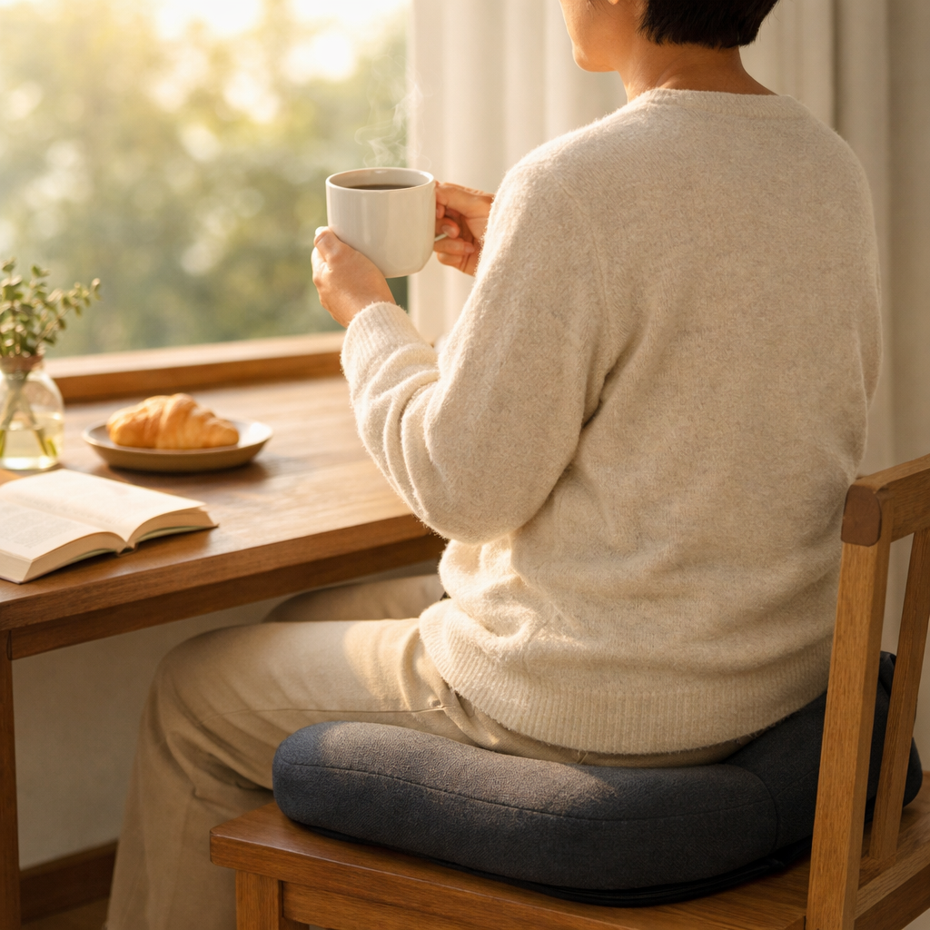 腰が楽になる座布団